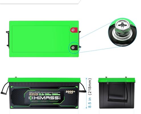 Himax 12Volt 200Ah compact size