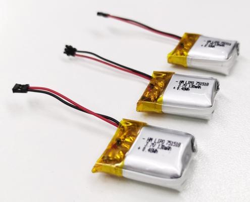 Himax - 130mAh 3.7V custom lithium battery pack