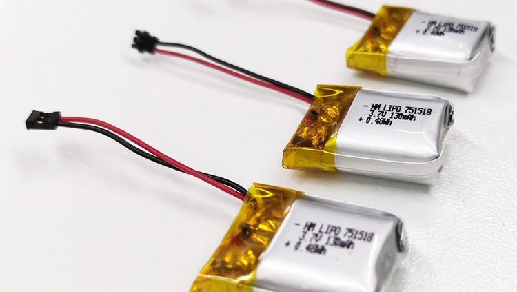 Himax - 130mAh 3.7V custom lithium battery pack