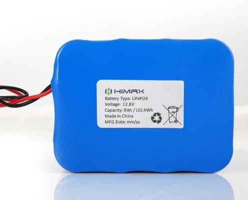 12volt 8Ah lifepo4 battery pack