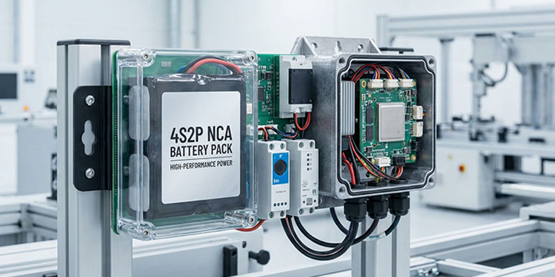 4S2P 14.4V 6700mAh battery