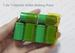 7.2V NiMH battery pack for remote control car – 1100mAh 6S1P