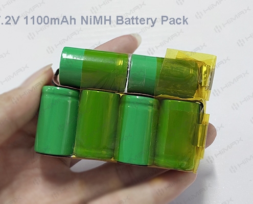 7.2V NiMH battery pack for remote control car – 1100mAh 6S1P