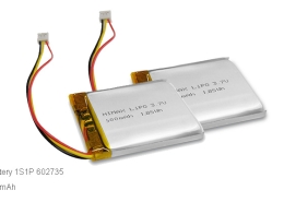 Display Battery 3.7V 500mAh lipo Battery 602735 compact design for smart driving display
