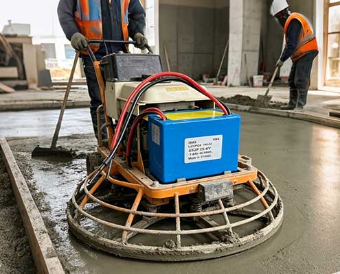 battery powered concrete screed LiFePO4 battery 25.6V 1.8Ah compact battery pack design