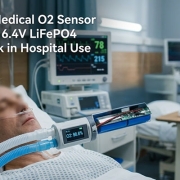 medical oxygen sensor battery LiFePO4 6.4V 400mAh pack Himax electronics