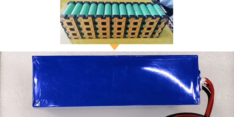 2.36V 15.6Ah Li-ion battery pack for security robots – 10S6P 18650 cells