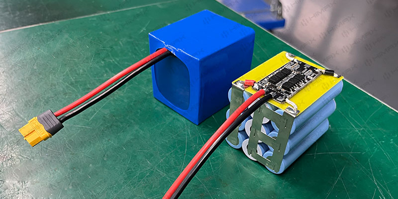 18650 3S battery pack dimensions 58x63x68mm with XT60 connector – Himax electronics