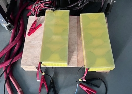 Precision laser welding process for industrial AMR battery assembly at Himax Electronics