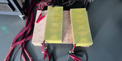 Precision laser welding process for industrial AMR battery assembly at Himax Electronics