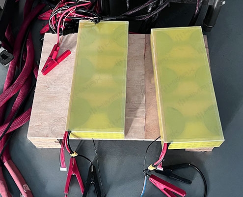 Precision laser welding process for industrial AMR battery assembly at Himax Electronics