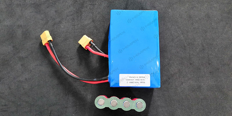 Mobile service robot powered by 14.8V lithium battery pack, autonomous robot battery integration example for OEM manufacturers