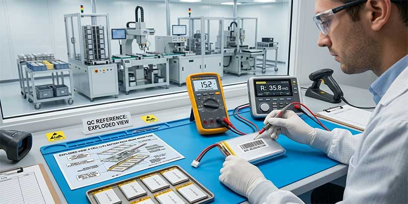 Himax Electronics OEM LiPo battery pack manufacturing and quality inspection for medical devices