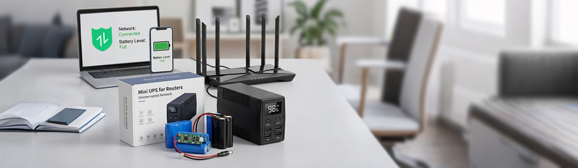 Mini UPS Battery for Wi-Fi Router