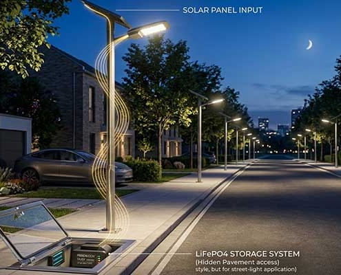 12V 18Ah LiFePO4 battery pack for solar street light energy storage