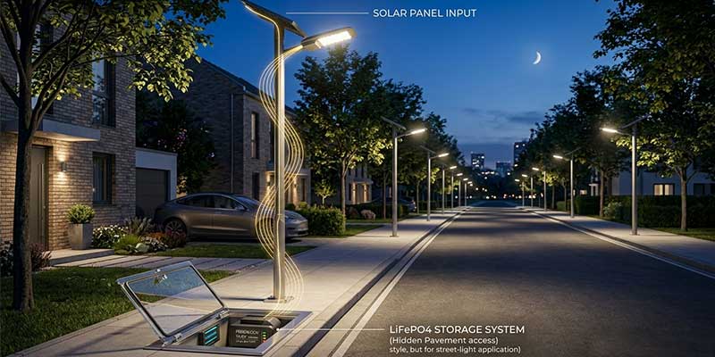 12V 18Ah LiFePO4 battery pack for solar street light energy storage