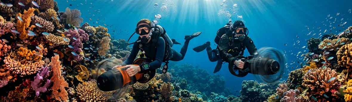 High-performance diving scooter battery by Himax Electronics