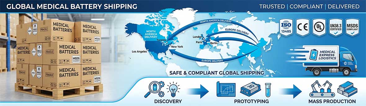 Global logistics for POC batteries by Himax