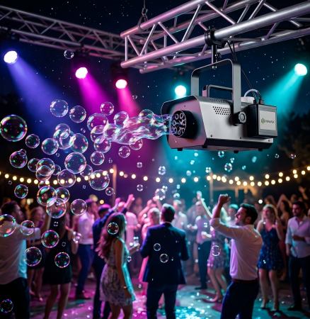 Himax Event Bubble Machine Performance