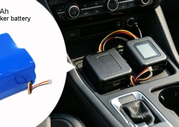 Samsung INR18650-35E 1S12P 3.6V 42Ah 151.2Wh GPS tracker battery pack with I2C communication and Molex connector for OEM devices