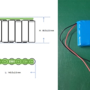 Himax Electronics 25.2V 2000mAh 7S1P Li-ion battery pack with integrated BMS for portable medical device