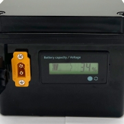 Built-in 18A resettable fuse and advanced Battery Management System (BMS) for safe outdoor motorized equipment power
