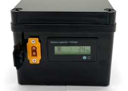 Built-in 18A resettable fuse and advanced Battery Management System (BMS) for safe outdoor motorized equipment power