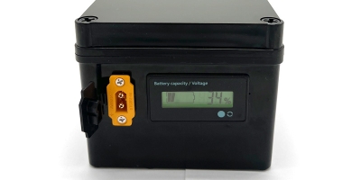 Built-in 18A resettable fuse and advanced Battery Management System (BMS) for safe outdoor motorized equipment power