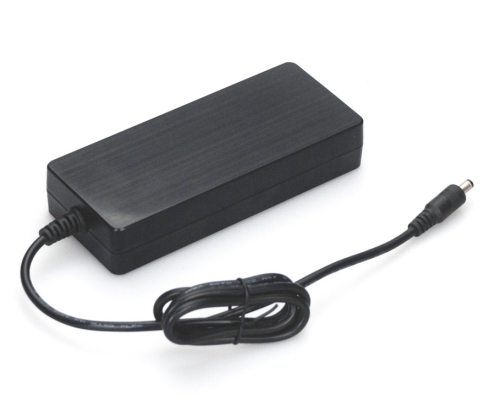 Cooling fan and aluminum housing of 24V 6.6A charger