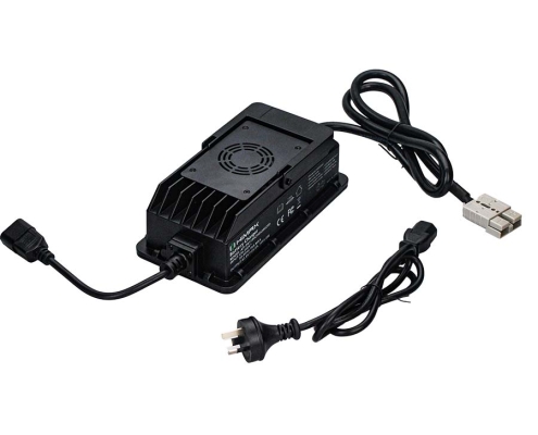 43.8V charger mounted on 36V golf cart battery