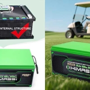 Himax 51.2V 100Ah LiFePO4 battery pack for golf cart and marine use