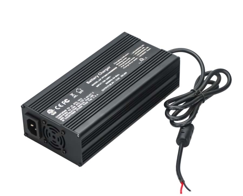 LED status indicator panel on 58.8V 5A charger