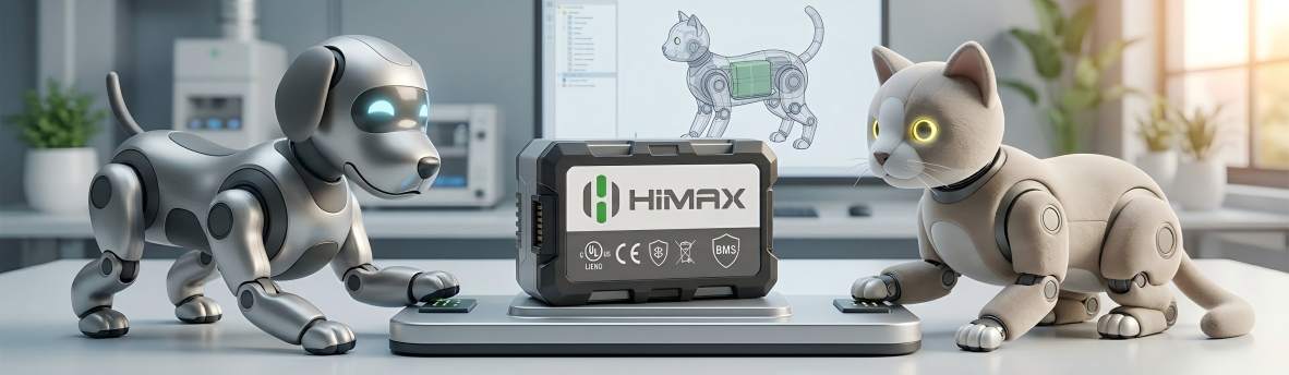Himax OEM ODM Robotic Pets Battery Customization