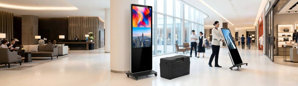 Commercial Portable Digital Signage Battery Solution