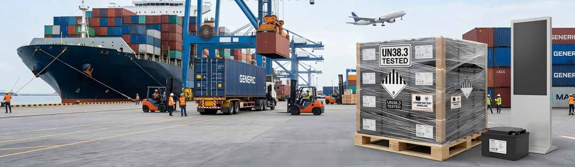 Global Logistics Support For Commercial Lithium Batteries