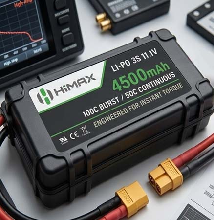Himax Custom 100C Burst Rc Crawler Battery Solution High Discharge