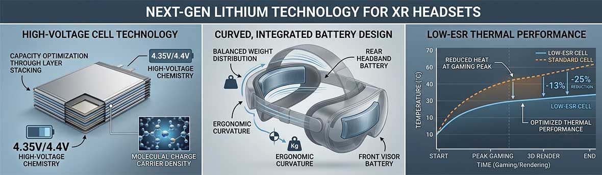 AR/VR headset battery pack by Himax Electronics