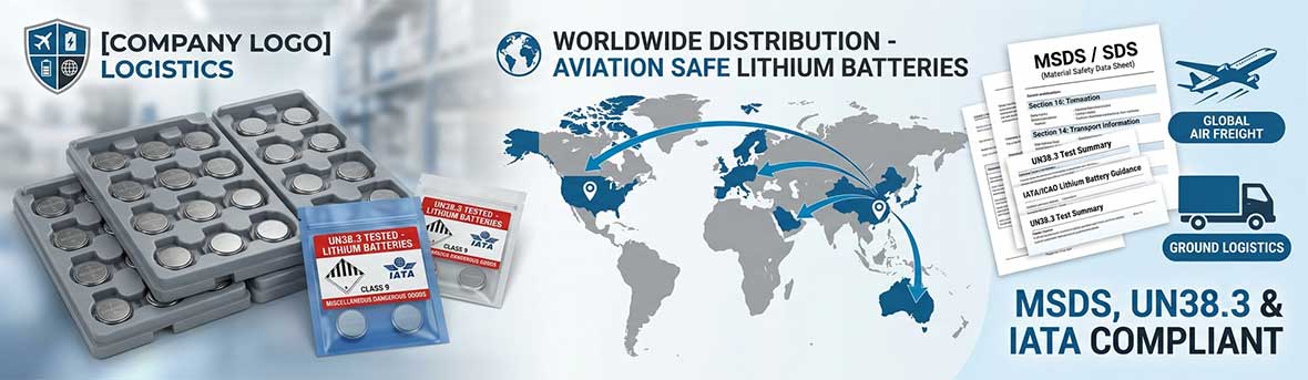 Global logistics for medical micro-batteries by Himax Electronics