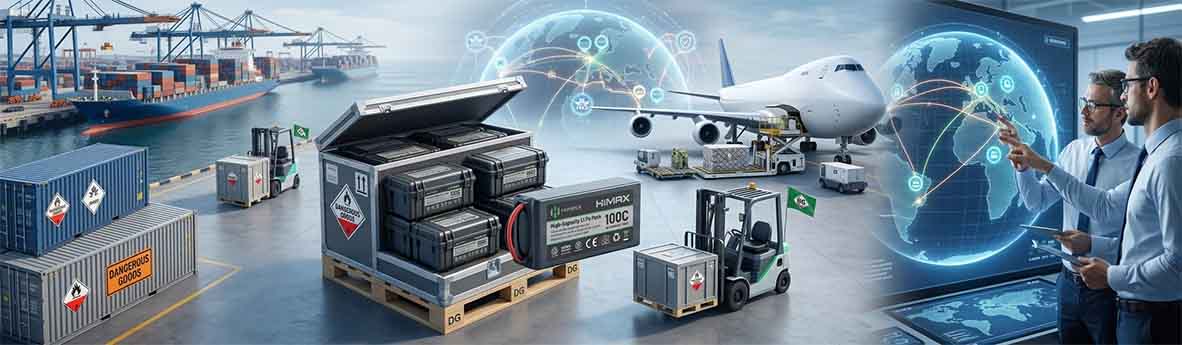Himax Global Dg Logistics Compliant Battery Shipping Banner