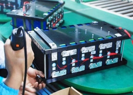 51.2V 100Ah LiFePO4 battery internal 16S1P cell arrangement
