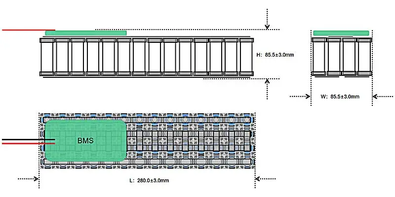 14.8V 35Ah Li-ion battery pack for autonomous surface vehicle (ASV)
