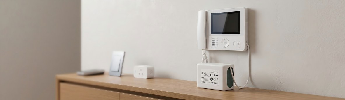 Home Intercom Always On Lithium Battery Pack Solution