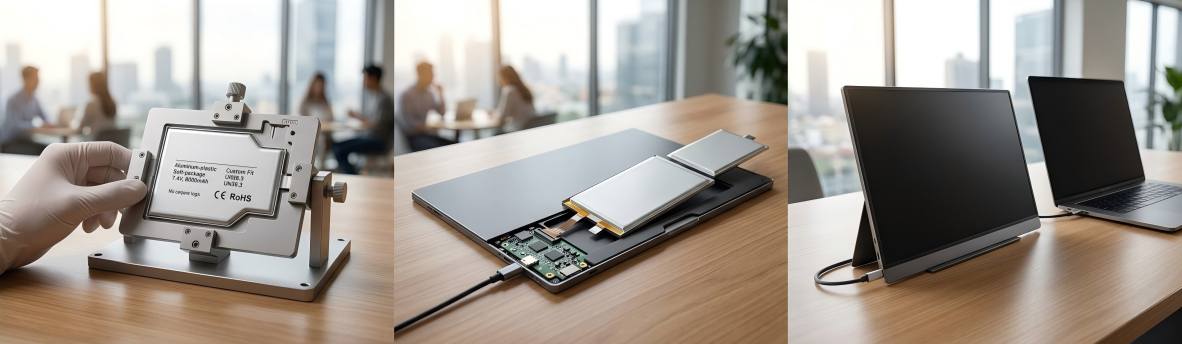 Portable Monitor Oem Odm Battery Customization