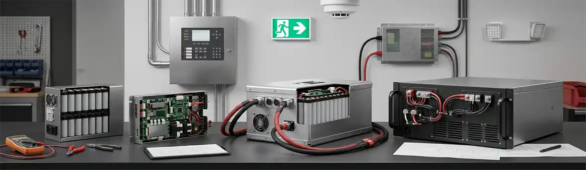 Fire safety battery solutions for smoke detectors and emergency systems