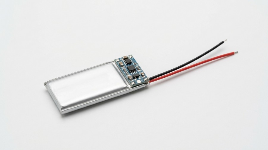 Custom low temperature lithium pouch battery cell with integrated BMS