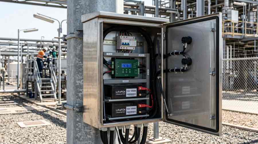 IP66 Outdoor Weatherproof Enclosure for CCTV Battery and BMS Controller