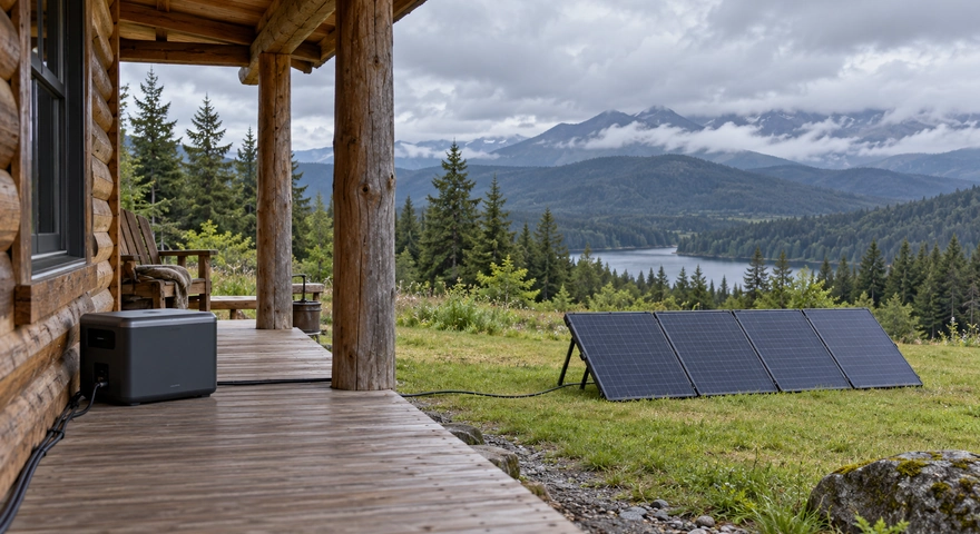 Cabin Solar Generator vs. LiFePO4 Battery Bank: Cost, Runtime, Expansion