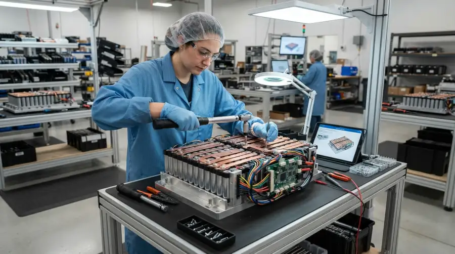 Comprehensive assembly and validation of complete custom lithium-ion battery packs.