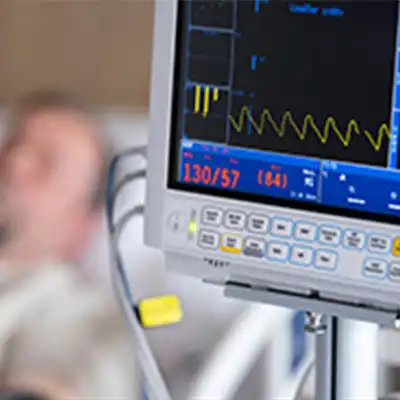 Portable patient monitor powered by a HiMax LiFePO4 battery